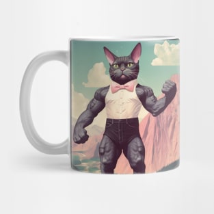 Muscle Meow: The Adorably Buff Felines - Birch Mug